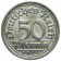 1922 F * 50 Pfennig Germany "Weimar Republic - Sheaf" (KM 27) VF+