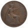 1906 * 1 Penny Great Britain "Edward VII - Seated Britannia" (KM 794.2) F