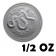 2013 P * 50 Cents Silver 1/2 OZ Australia "Year of the Snake" BU