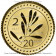 2022 * 20 Euro Gold (¼ Oz) ITALY "Re-edition of the Lira - 2 Lire Ramo di Ulivo" PROOF