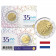 2022 * 2 Euro BELGIUM "35th Anniversary of the Erasmus Programme" Dutch Side Coincard