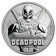 2018 * 1 Dollar Silver 1 OZ Tuvalu "Marvel - Deadpool" BU