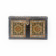 1920ca * Tin Jar, Box "Portaoggetti con Lucchetto- Mosaico E Volti Femminili" (C)