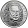 1985 * 1000 Lire Silver San Marino "Johann S Bach"