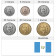Mixed Years * Series 6 coins Guatemala