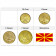 Mixed Years * Series 4 coins Macedonia