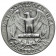 1953 D * Quarter Dollar (25 Cents) Silver United States "Washington Quarter" (KM 164) VF+