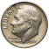 1963 D * 10 Cents (Dime) Silver Dollar United States "FD Roosevelt" (KM 195) XF+