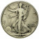 1939 (P) * Half 1/2 Silver Dollar United States "Walking Liberty" Philadelphia (KM 142) F