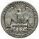 1956 (P) * Quarter Dollar (25 Cents) Silver United States "Washington Quarter" (KM 164) F