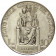 1937 XVI * 10 Lire Silver Vatican "Pius XI - Virgin Mary of Peace" (KM 8) XF