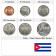 Mixed Years * Series 6 Coins Cuba "Peso Convertible" UNC