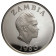 1986 * 10 Kwacha Silver Zambia "25th Foundation WWF" (KM 25) PROOF