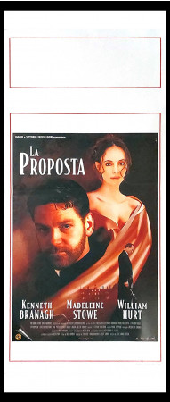 1999 * Affiches De Cinéma "La Proposta - Madeleine Stowe, William Hurt, Kenneth Branagh" Drame (A-)