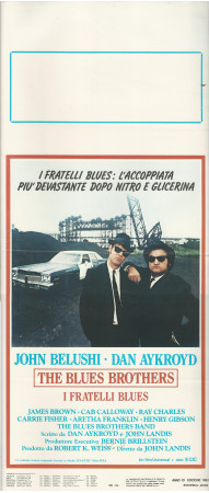 1980 * Affiches De Cinéma "The Blues Brothers - Dan Aykroyd, John Belushi" Musical (B+)