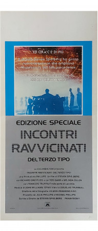 1977 * Affiches De Cinéma "Incontri Ravvicinati del Terzo Tipo - Edizione Speciale - Steven Spielberg" Fantastique (A-)