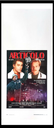 1992 * Affiches De Cinéma "Articolo 99 - Ray Liotta, Forest Whitaker, Kiefer Sutherland" Fantastique (A-)