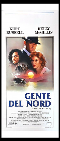 1989 * Affiches De Cinéma "Gente del Nord -  Kurt Russell, Kelly McGillis" Aventures (A-)