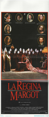 1995 * Affiches De Cinéma "La Reine Margot - Asia Argento"