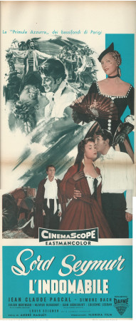 1960 * Affiches De Cinéma "Lord Seymur L'indomabile - Jean Claude Pascale" Drame (B)