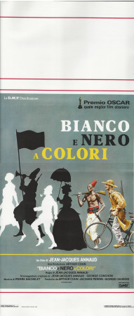 1988 * Affiches De Cinéma "Bianco e Nero a Colori - Jean-Jacques Annaud" Drame (A-)
