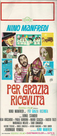 ND (1971) * Affiches De Cinéma "Per Grazia Ricevuta - Nino Manfredi, Lionel Stander, Mariangela Melato" Comédie (B-)