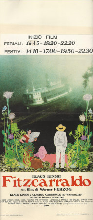 1982 * Affiches De Cinéma "Fitzcarraldo - Klaus Kinski, Claudia Cardinale" Aventure (B+)