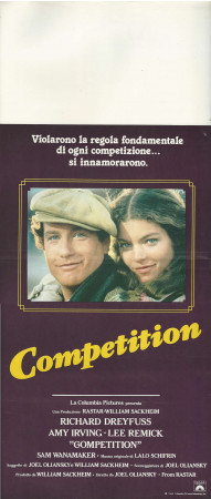 1981 * Affiches De Cinéma "Competition - Amy Irving, Richard Dreyfuss" Comedy (B+)