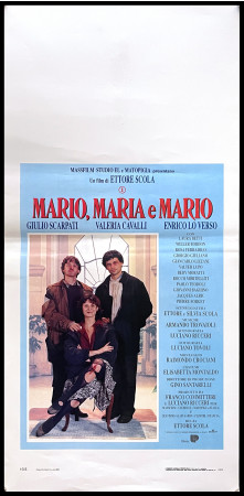 1993 * Affiches De Cinéma "Mario Maria E Mario - Giulio Scarpati" Drame (B+)