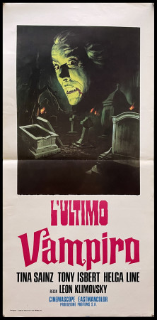 1973 * Affiches De Cinéma "L'Ultimo Vampiro - Tina Sainz, Tony Isbert" Horror (A-)