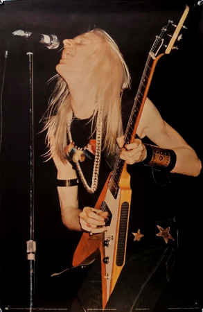 1971 * Affiche Original "Johnny Winter - Photograph by Ian Vaughan" Royaume-Uni (B+)