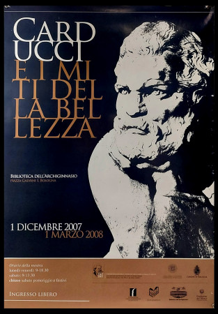2007 * Affiche Art Original "Carducci - I Miti della Bellezza" Italie (B)