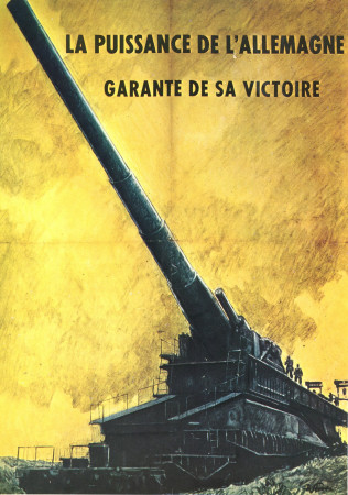 ND (WWII) * Propagande de Guerre Reproduction "Governo Di Vichy - Potenza Germania Garanzia Di Vittoria" dans Passepartout