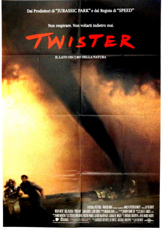 1996 * Affiche 2F De Cinéma "Twister - Bill Paxton, Helen Hunt" Drame (A-)