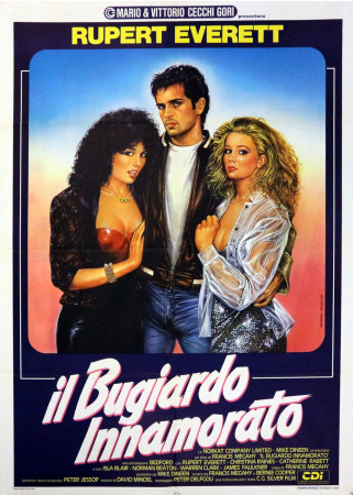 1983 * Affiche 2F De Cinéma "Il Bugiardo Innamorato - Rupert Everett, Cristina Raines" Comédie (B+)