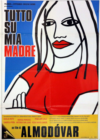 1999 * Affiche 2F De Cinéma "Tutto su Mia Madre - Penélope Cruz, Cecilia Roth" Drame (B-)