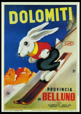 1950 (2000) * Poster Tourisme "Dolomiti - Provincia di Belluno" Sabi (A)