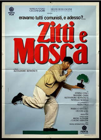 1991 * Affiche 2F De Cinéma "Zitti E Mosca - Alessandro Banvenuti, Massimo Ghini" Comedy (B+)