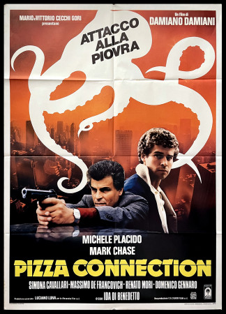 1985 * Affiche 2F De Cinéma "Pizza Connection - Michele Placido" Policier (B+)