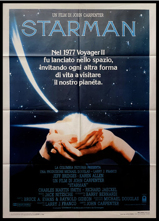 1985 * Affiche 2F De Cinéma "Starman - Jeff Bridges, Karen Allen" Fantastique (B+)