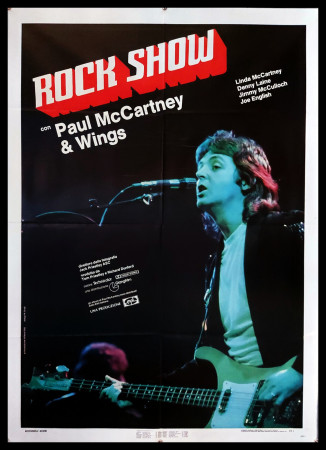 1976 * Affiche 2F De Cinéma "Rock Show - Paul McCartney" Musical (B+)