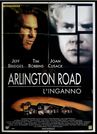 1999 * Affiche 2F De Cinéma "Arlington Road - L'Inganno - Jeff Bridges, Tim Robbins" Drame (B+)