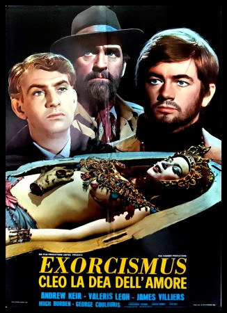 1974 * Affiches De Cinéma "Exorcismus - Cleo La Dea dell'Amore - Andrew Keir" Horror (B+)