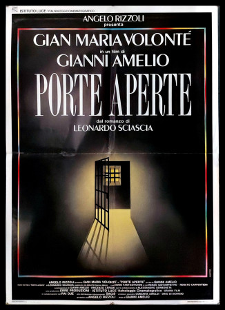 1990 * Affiches De Cinéma "Porte Aperte - Gian Maria Volonté, Ennio Fantastichini" Drame (B+)