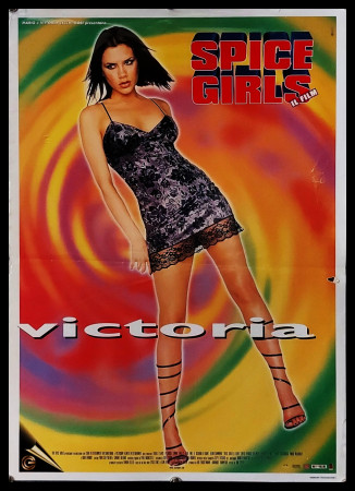 1997 * Affiches De Cinéma "Spice Girls - Il Film - Victoria Beckham, Roger Moore"  Musical (B)