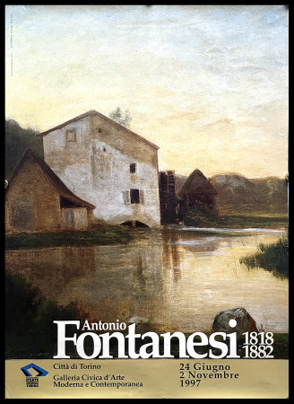1997 * Affiche Art Original "FONTANESI - Galleria Civica Torino 1997" Italie (B)