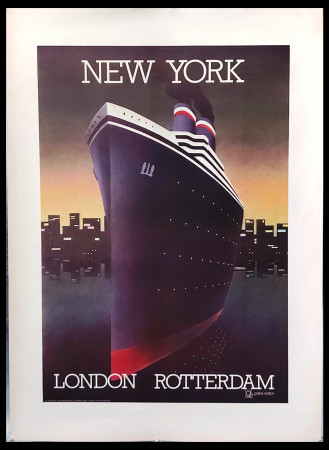 1983 * Affiche Original "Keith Tyrell - New York London Rotterdam" Pays-Bas (B+)