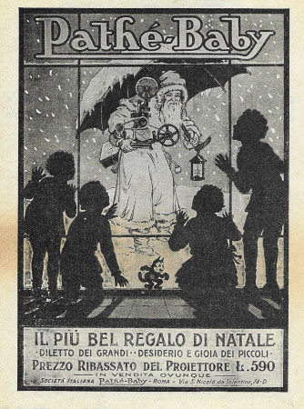 1928 * Publicité Original "Pathè-Baby - Il Più Bel Regalo Di Natale" dans Passepartout