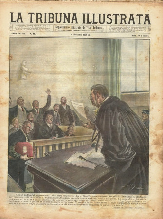 1930 * Magazine Historique Original "La Tribuna Illustrata (N°48) - Setta Ungherese A Processo"