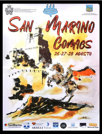 2022 * Affiche Original "Junichi Hayama - San Marino Comics" Saint Marin (A)